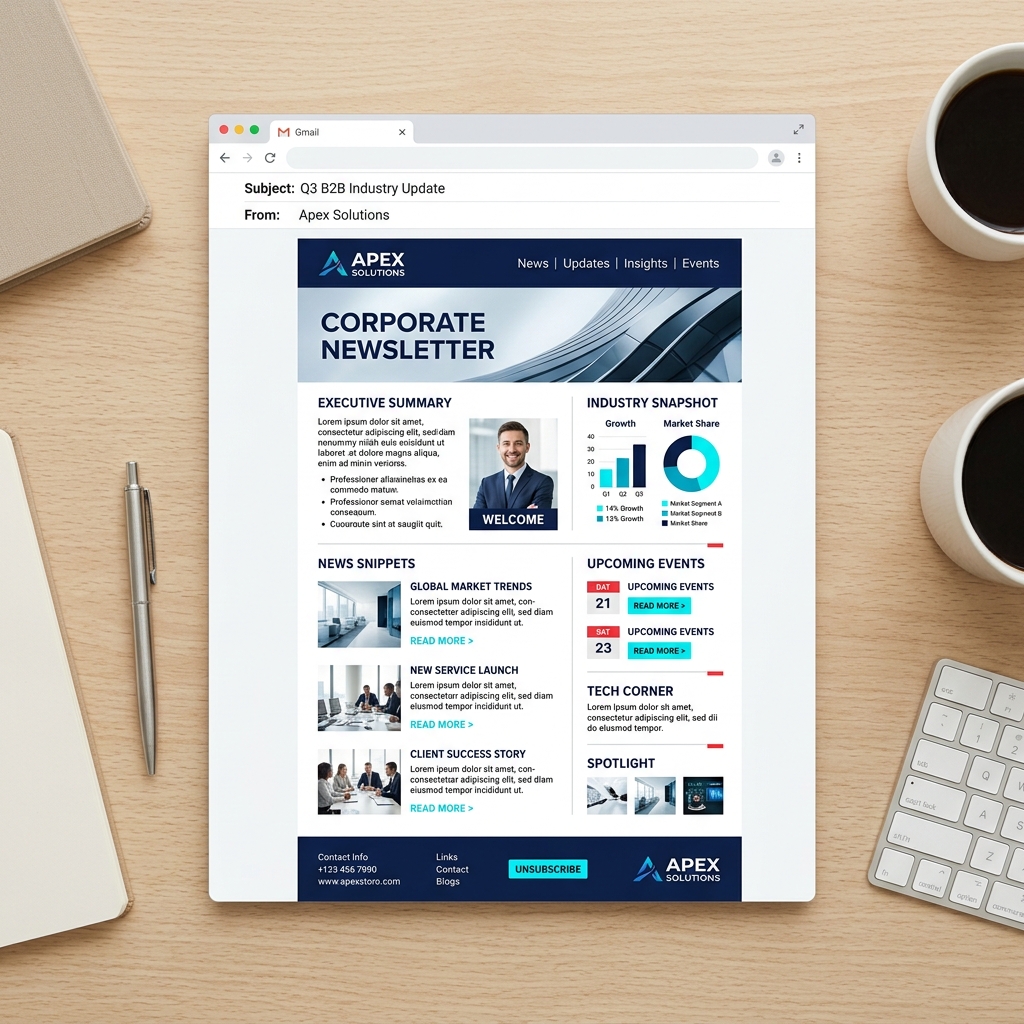 Newsletter diario corporativo