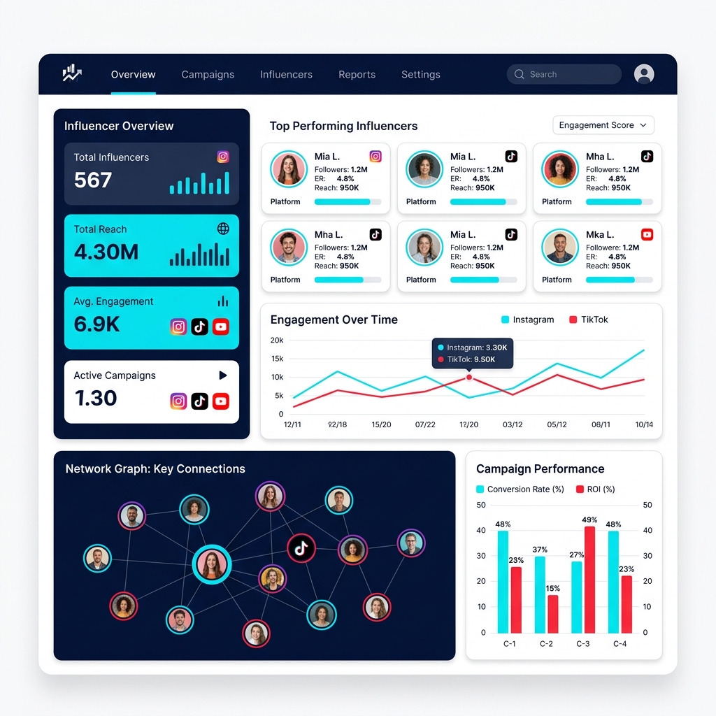 Seguimiento de influencers